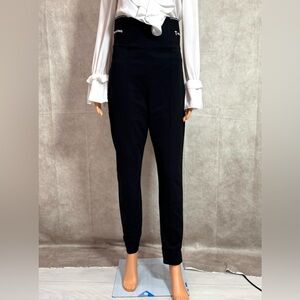 NWT - T by Alexander Wang Black and White Track Pants High-Waisted Slim Fit